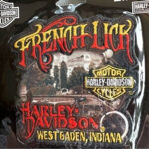 Harley Davidson French Lick Sew-on patch‎ NEW 2009